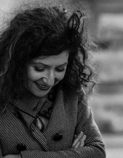 joie portrait Bruxelles Sabine Jean comédienne belge actrice parc du cinquantenaire